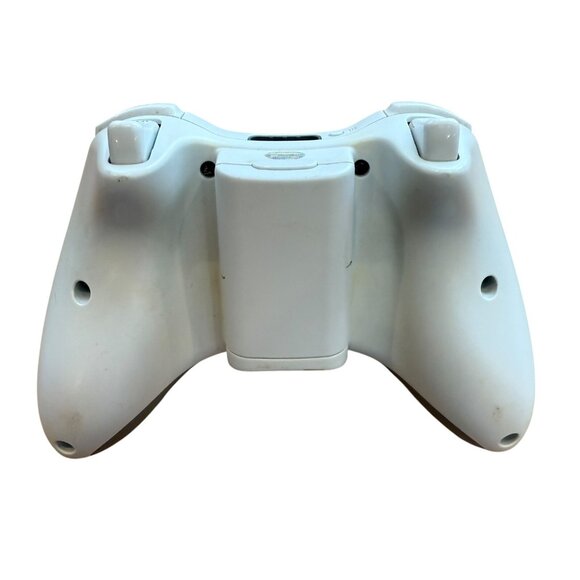 Official Microsoft Xbox 360 White Wireless Controller Genuine Original OEM B - Picture 3 of 4